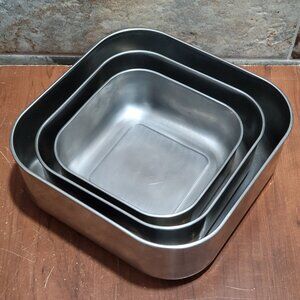 Tramontina Stainless Steel Kitchen Tray Set of 3